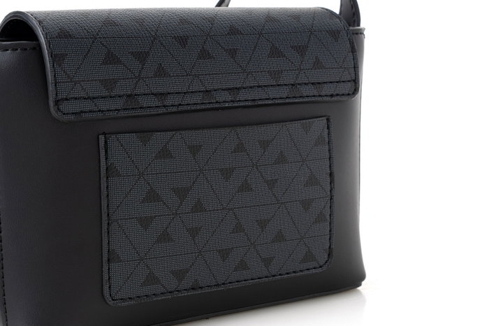 Vince Camuto Matera - Bolso bandolera Negro, 100% piel de polivinilo